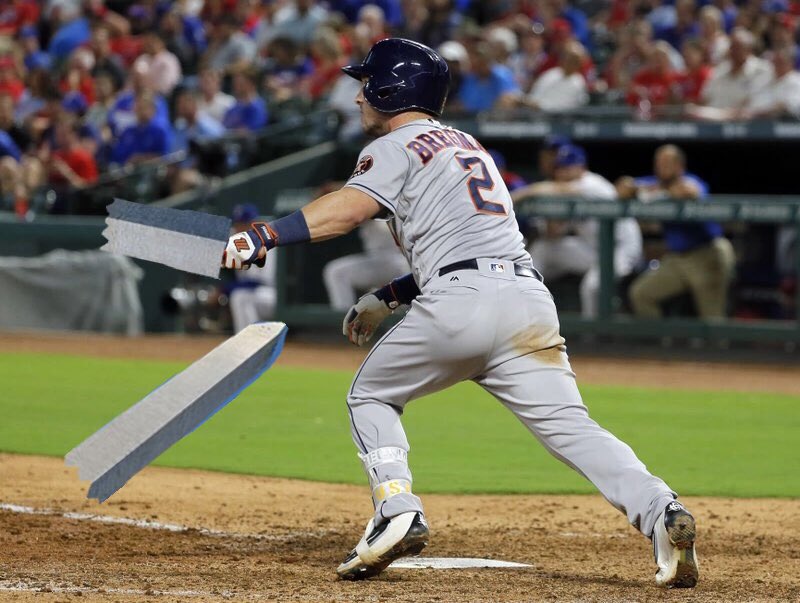 JamesBrown300's tweet photo. Cracked it open!! #Astros #TakeItBack #bregman https://t.co/ni5P2NgJ5p