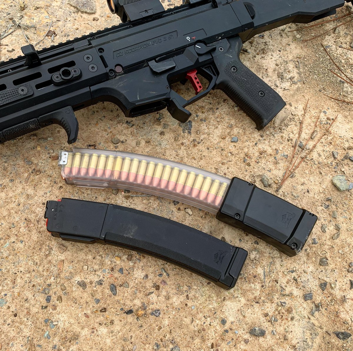 Just wrapped up my review on the new PSA AK-V / CZ Scorpion 15 round mag ex...