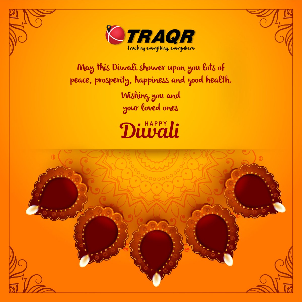traqr's tweet photo. A Very Happy and Prosperous Diwali to all well wishers, patrons, solicitors and team members https://t.co/6mH0HQyXuN