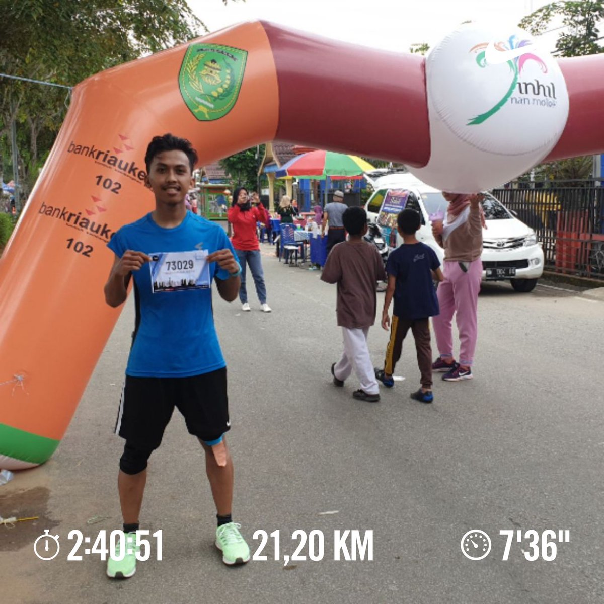 Ikut #jakartamarathon #jakmar2019 versi virtual yg 21km. DONE, beibeh 😘😘