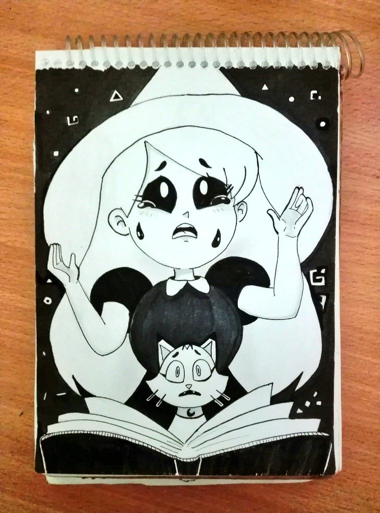 Witchsy2's tweet photo. Day 26! Playing with dark magic...
#inktoberday26 #Inktober #Inktober2019 #witch #cat #Magic https://t.co/njQrefAfzm