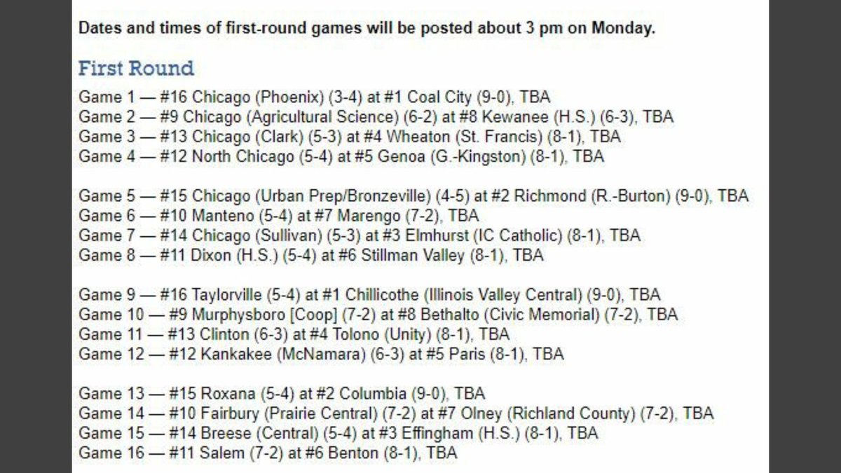 SVCardinalsAD's tweet photo. IHSA PLAYOFF FOOTBALL
1st Round vs. Dixon
Saturday, Nov 2 
1:00 kickoff @ SVHS
Gates will open at noon
#WeAreMCUSD https://t.co/VOS7IcwBHD