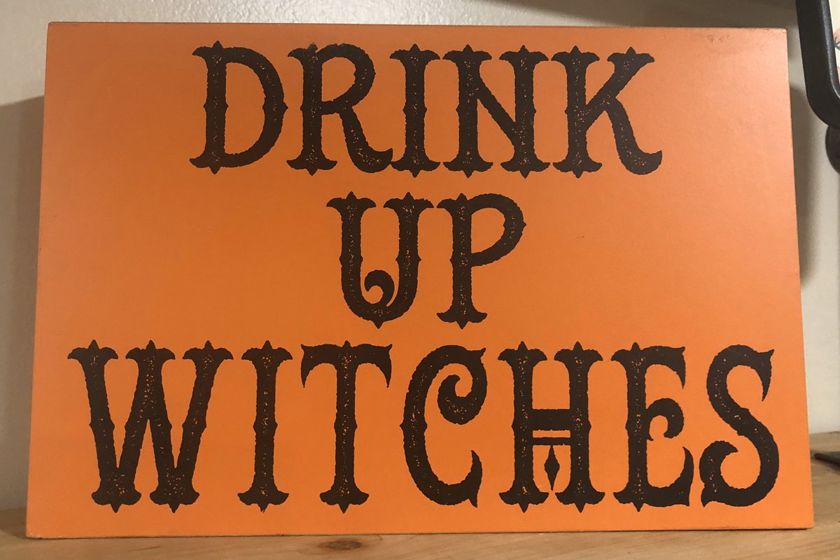 In the spirit of Halloween libations #drinkupwitches