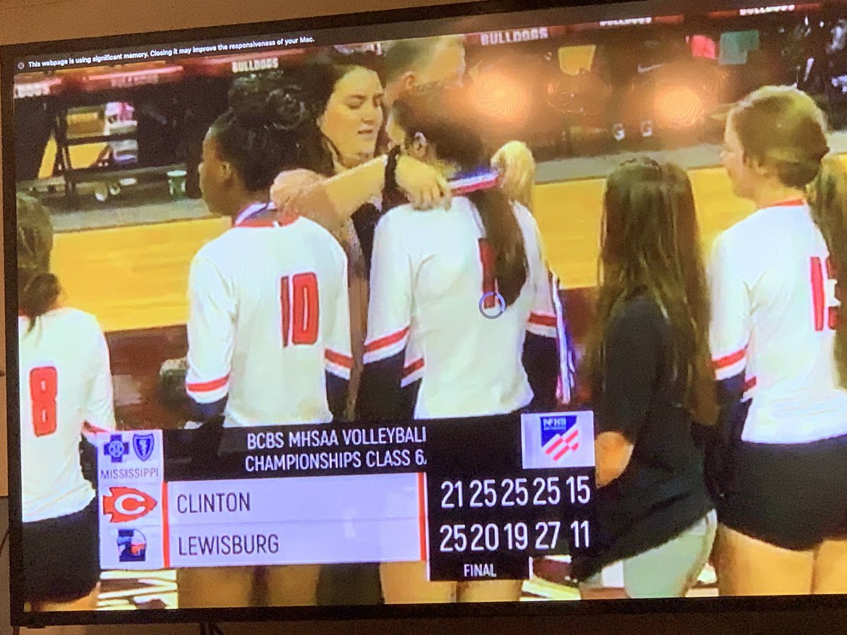 And this is what we do, WIN! Congratulations  to <a href="/ArrowVolleyball/">Clinton Volleyball</a> and Coach Brown for their programs 1st State Championship in school history!
#GoArrows