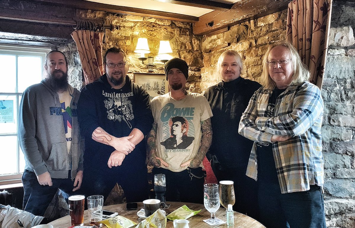 9milesdown's tweet photo. “Didn’t we have a lovely time , the day we went to Magor”. The 1st AGM of NMD was a wonderful occasion. Much planning, many laughs, lots of tea, coffee, and beer. The music machine is up and running, and coming to get you. See you soon 😈👊🏻 #NMD #OnTourSoon #December #BritishLion https://t.co/INvsaXf7mK