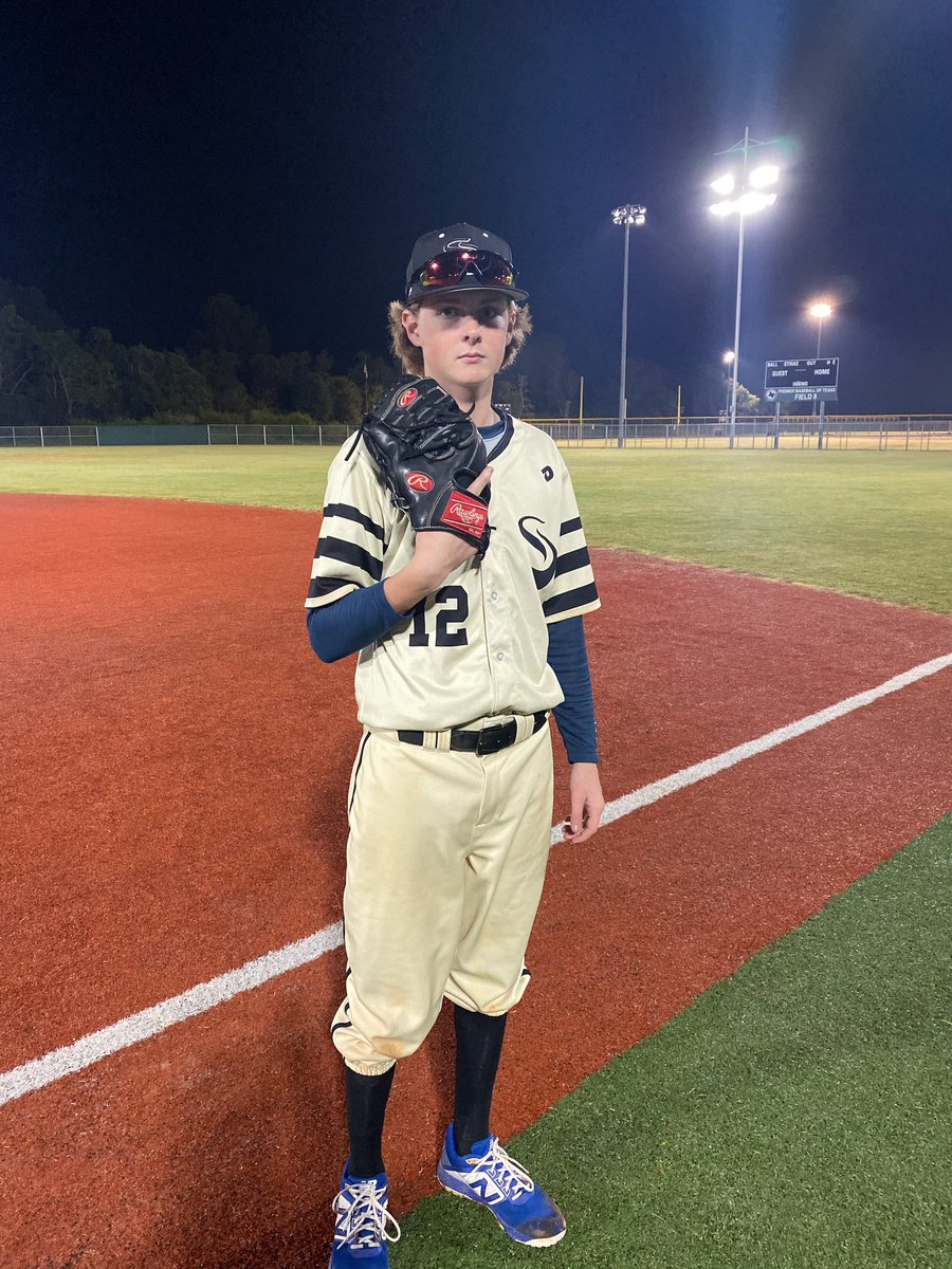 FiveTool's tweet photo. @FiveToolTexas F: @Slammersbasball Fiscus 7,
Prospect U Houston 16U 4
PoG: Aaron Carr 1-2, HR, 3 RBI, BB
Pitcher: @MackertJack 5 IP, 3H, 10K https://t.co/GhB4Jef1P9