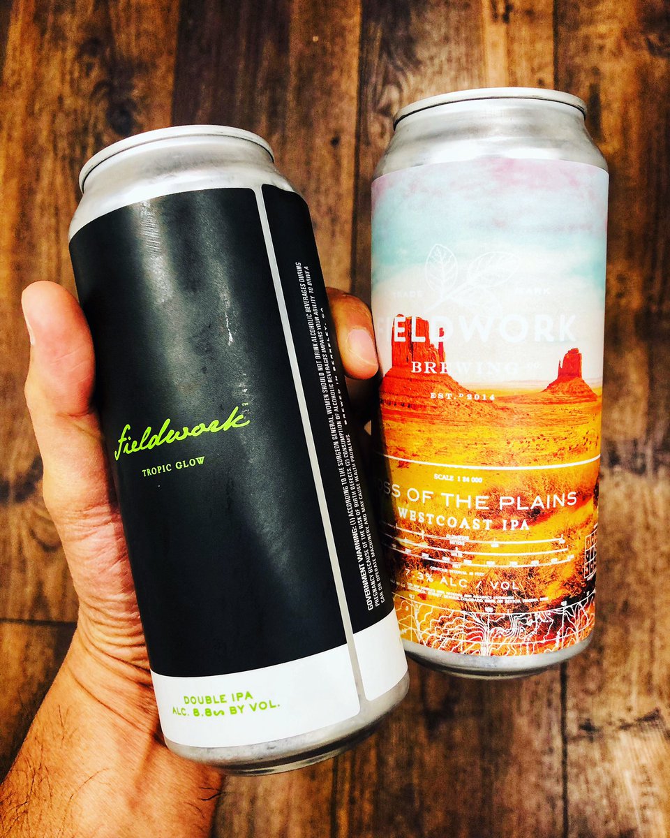 Scored these the other day... @FieldworkBrewCo #TropicGlow & #BossOfThePlains 🍻

#Beer