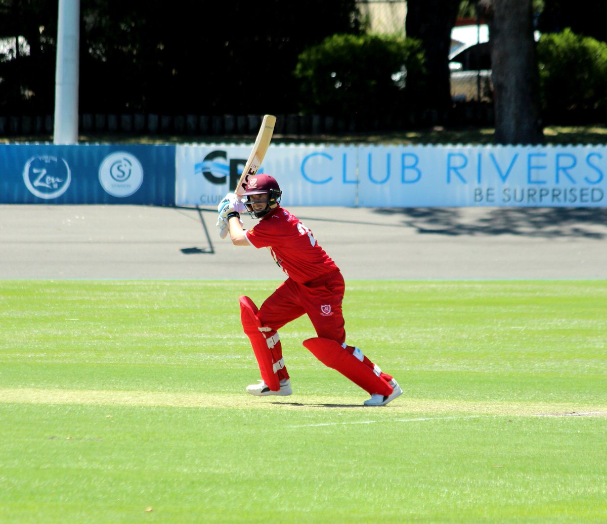 St George batting first at Hurstville in 2nd <a href="/KingsgroveSport/">Kingsgrove Sports</a> T20 Cup match. 0-7 (2)