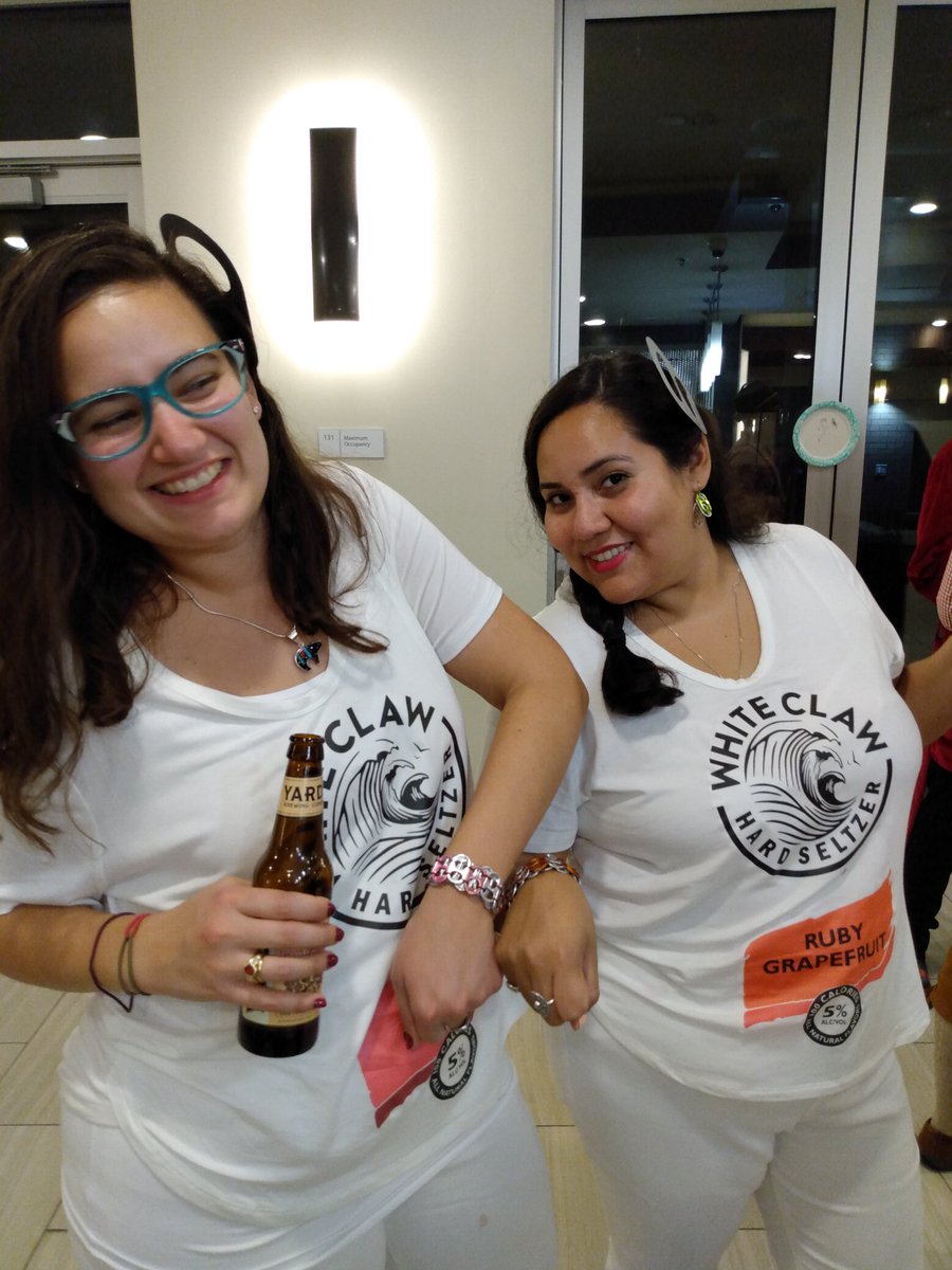tml535's tweet photo. @WhiteClaw these awesome ladies made their halloween costume accessories from actual White Claw!!! #applause https://t.co/Jf42SAfrZW