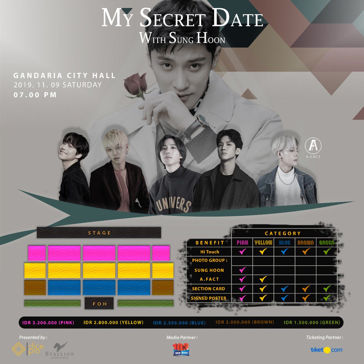 yasika_fm's tweet photo. Let’s counting down together, its only 2 weeks before “My Secret Date with #SungHoon in Jakarta
.
Get your ticket at @tiketcom and follow @dicepro.id for more info.. #sunghoon #sunghooninjkt #jakartaevent #fanmeetingsunghoonindonesia #fanmeeting #dicepro https://t.co/QWNXfrmNKx