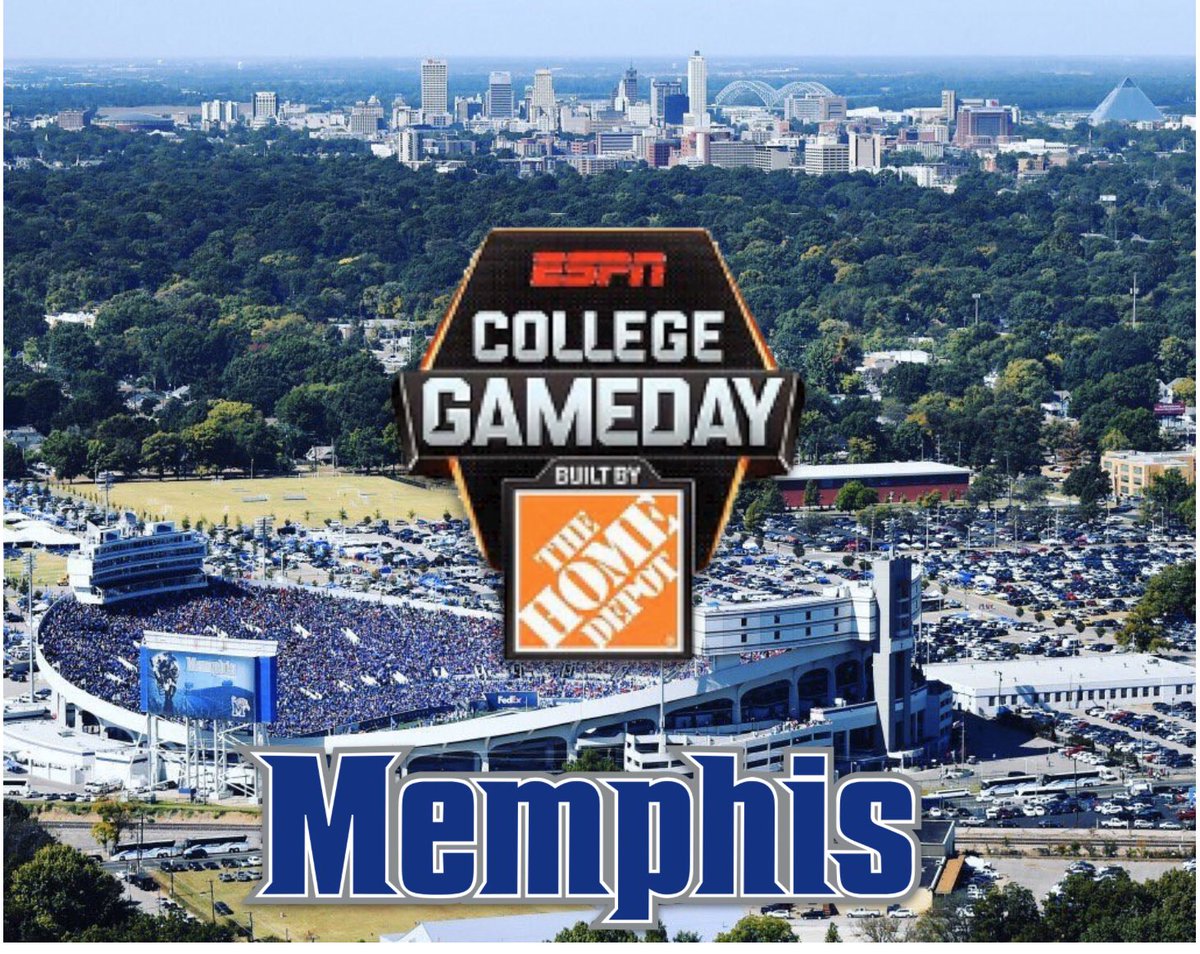 SpinZone's tweet photo. @CollegeGameDay - Go on, make it official. #Memphis next week vs #SMU for @espn #collegegameday https://t.co/V1KJKhx5gz