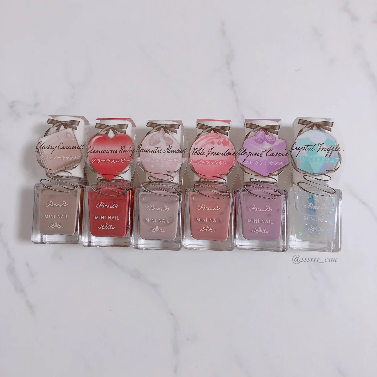 300円で買えるパラドゥのネイルカラーが可愛すぎてツラい！！