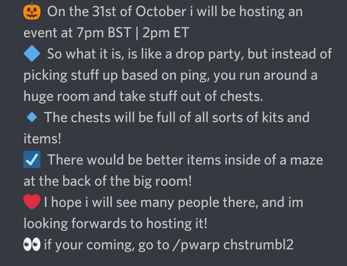 Ribert472's tweet photo. I am going to be hosting an event on @BotWarsMC and I hope to see many people There!! https://t.co/HM2Cm55VqN