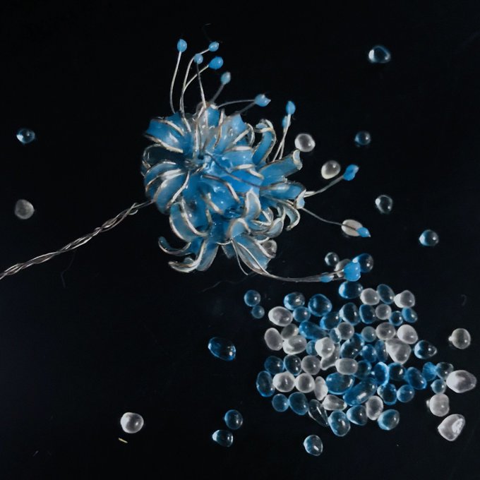 「acrylic paint (medium) blue theme」 illustration images(Popular)
