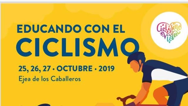 EDUCANDO CON EL #CICLISMO 2019

📆 25 al 27 de octubre del 2019
📌 #Ejea de los Caballeros (#Zaragoza)
Se celebra la V edición de Educando con el ciclismo!!!