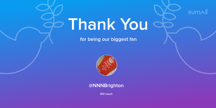 Our biggest fans this week: NNNBrighton. Thank you! via sumall.com/thankyou?utm_s…