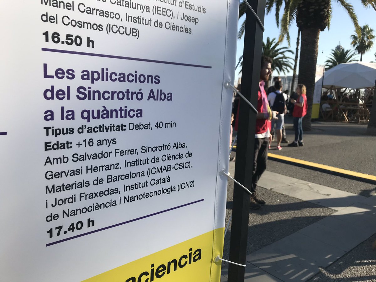 icmabCSIC's tweet photo. A punt pel segon dia de la Festa de la Ciència #TotesSomGenis! @BCNCiencia Us deixem el nostre programa en imatges! Avui #Microxerrades i #Debats! @JuditTomsen @Ununcuadio @gherranz2 @eduardcremades @imb_cnm @socnano2 @Enlightment_BCN @ALBAsynchrotron @icn2nano https://t.co/6oWOLqmHnN