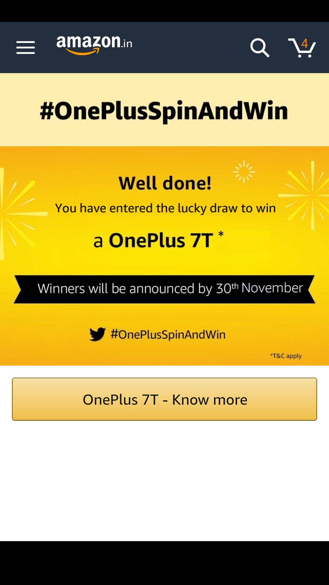 debes_mahanti's tweet photo. #OnePlusSpinAndWin https://t.co/VyS8RfQASG