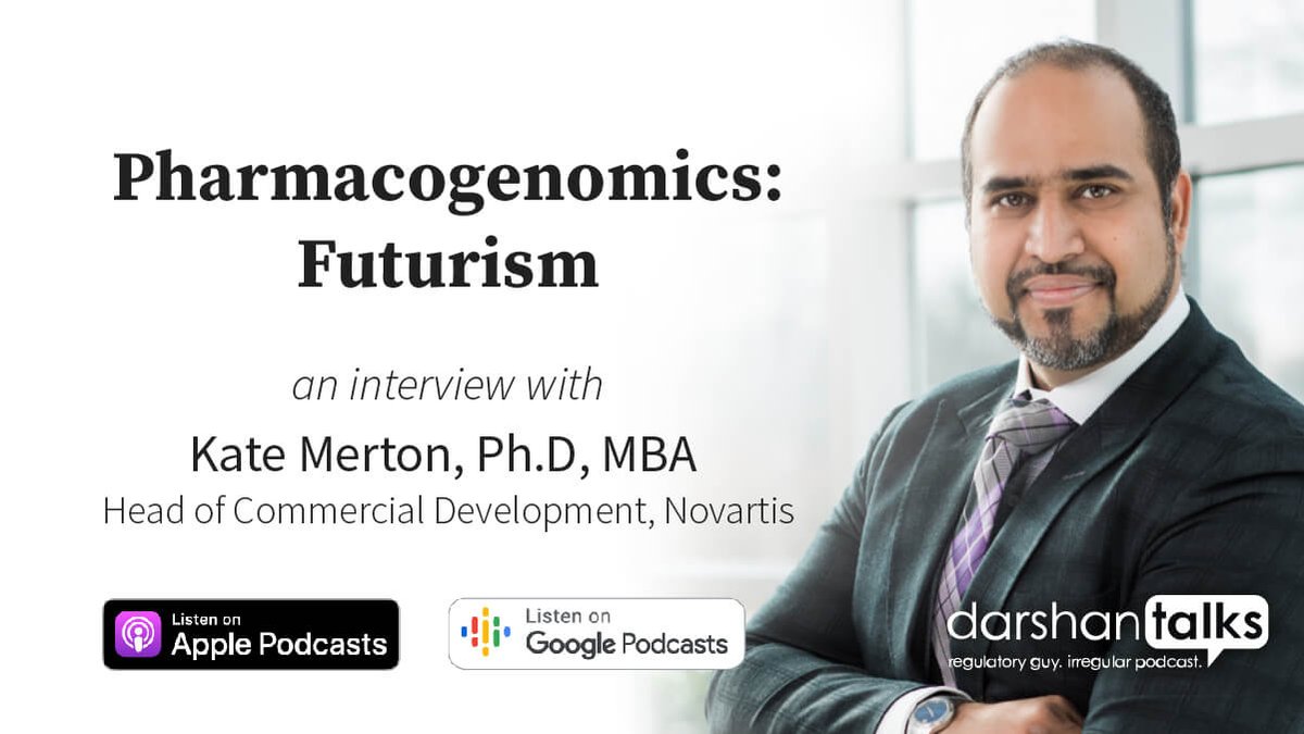 [Podcast] #Pharmacogenomics is the study of how #genetics affect patient response to #medications. How might this field be impacted by #AI? | #Pharma #Blockchain #Data darshankulkarni.com/darshantalks-p…