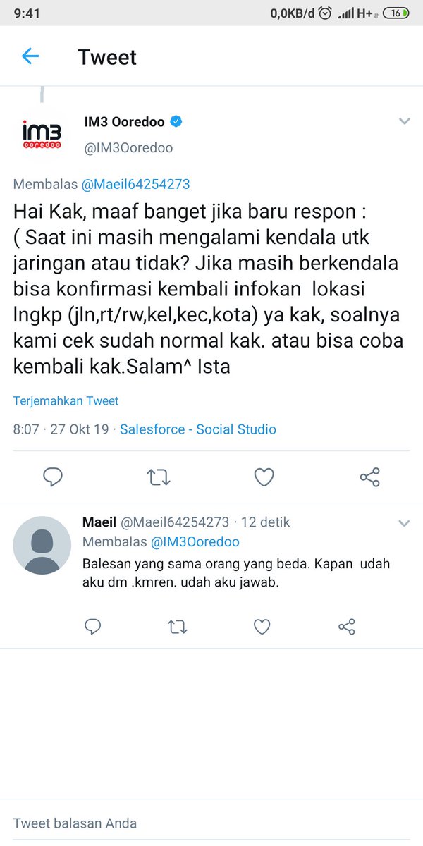 Maeil64254273's tweet photo. @IM3Ooredoo gw ngrasa di tipu disini sama indosat. https://t.co/FyJWLuJmg6