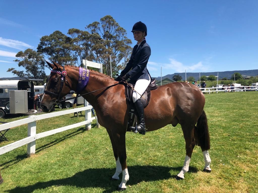 RanvetPtyLtd's tweet image. Today Portia and her pony Sullivan took out Supreme Hack/Hunter of the Show. 

Thank you to Grand Prix Oil for his shine, Ration Balancer for his dapples and Topline FX for his booty 😜 

#ShowHorse #HunterHack #Ranvet #TrustedPerformanceProducts