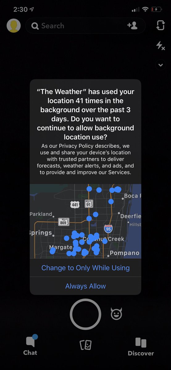 _dood's tweet image. These new notifications in #iOS13 are really getting annoying, @Apple. I understand the privacy aspect of it but I get at least 2 a day and I just wish I could stop them from popping up all the time.