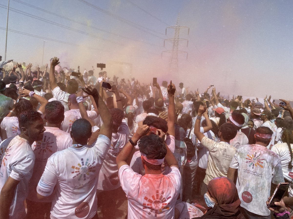 Fatima20al's tweet photo. #ColorRunRiyadh
#سباق_الألوان https://t.co/pxBBtUrsZR