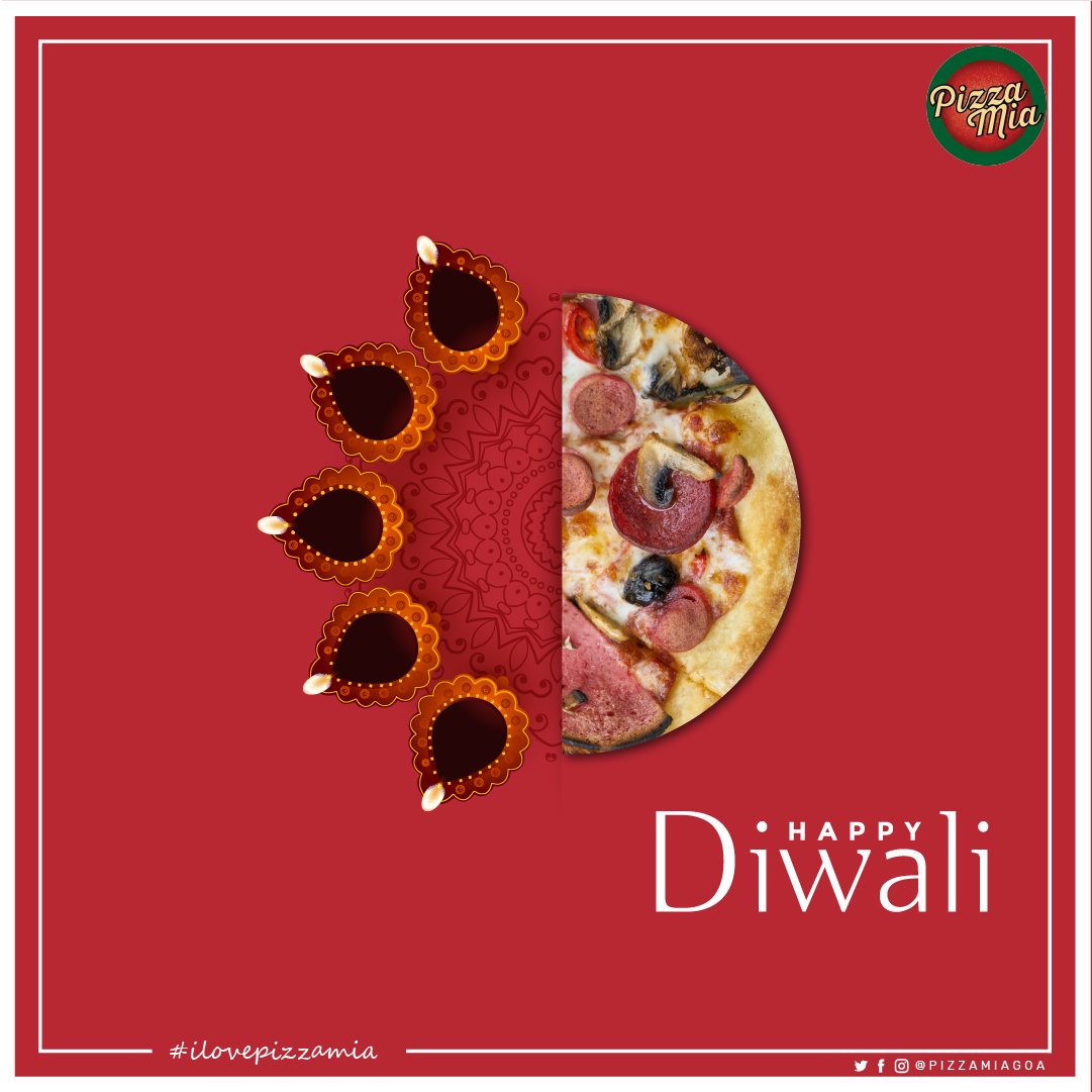 pizzamiagoa's tweet photo. Wondering where to celebrate Diwali?✨ Come join us for an evening of great food &amp; drinks at Pizza Mia! 😃
.
Table Bookings (Highly Recommended):  (0832) 2464683 / 2464383
.
#pizzamia #pizzamiagoa #diwali #festivaloflights #auspiciousocassion #italianfood #garlicbread #pizza https://t.co/pWIyNUlwxc