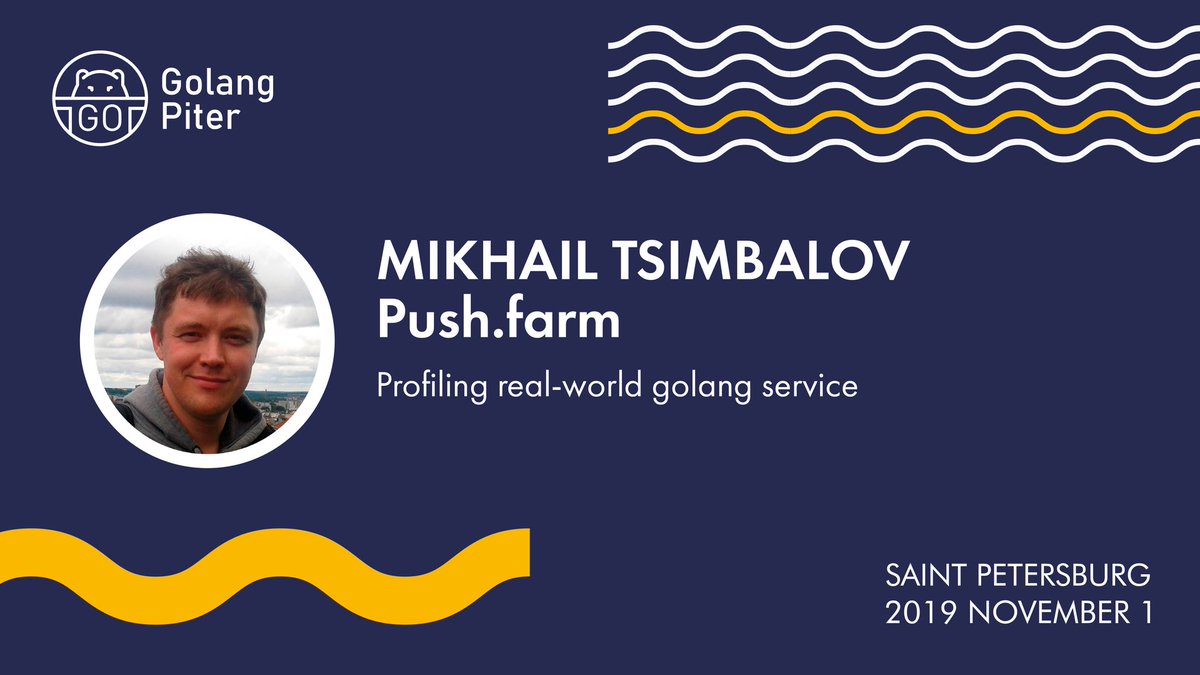 GolangPiter's tweet image. 🗓 1 November 2019 / Golang Piter
Speaker: 👤 Mikhail Tsimbalov / Push.Farm / St. Petersburg, Russia
Topic: 📋 Profiling real-world golang service
---—
golangpiter.com/en/materials/2… / #GolangPiter