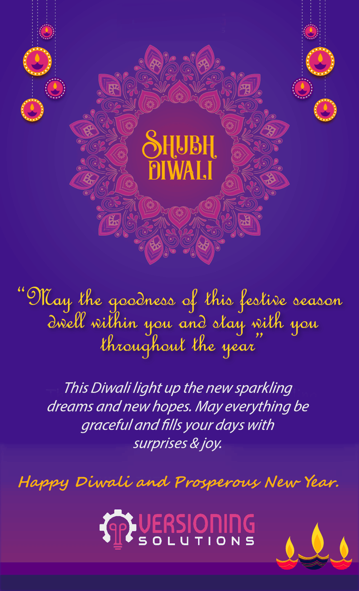 VerSolutions's tweet image. #HappyDiwali #DiwaliWithVersioningSolutions