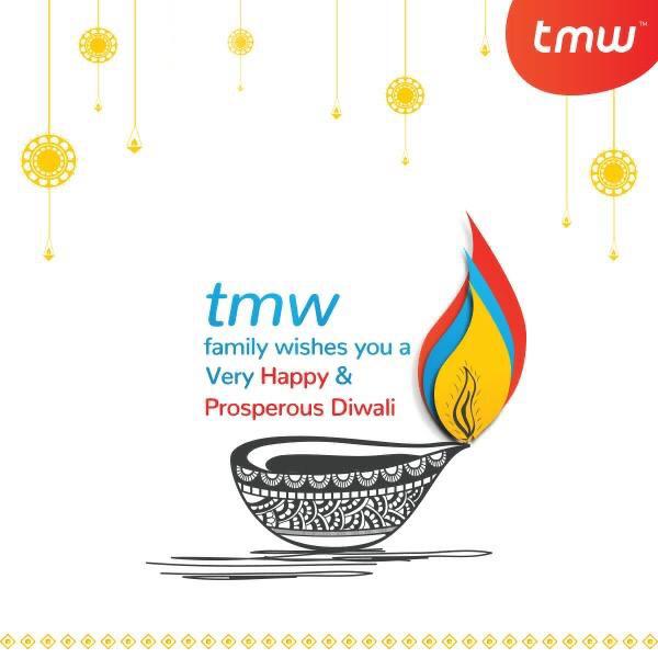 May the lights of Diwali diyas fill your home with wealth, happiness, and everything that brings you joy! Wish you and your entire family a very happy Diwali! From Team #TMW #Diwali2019 #HappyDiwali #TeamTMW