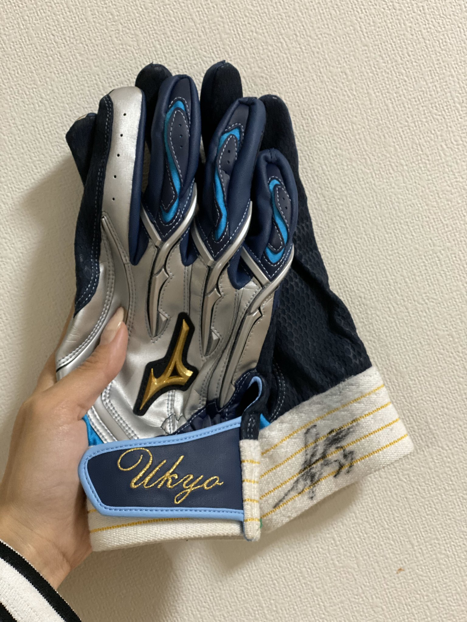 アディダス バッティンググローブ ソフトバンク 周東佑京 支給品 実