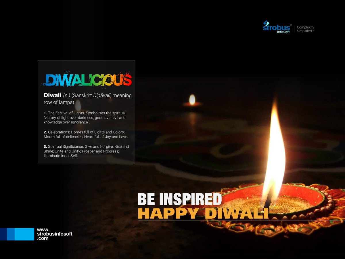 zam2k's tweet image. Wish You All A Very #HappyDiwali..!!
#BeInspired ⁦@STROBUSInfoSoft⁩ #ComplexitySimplified