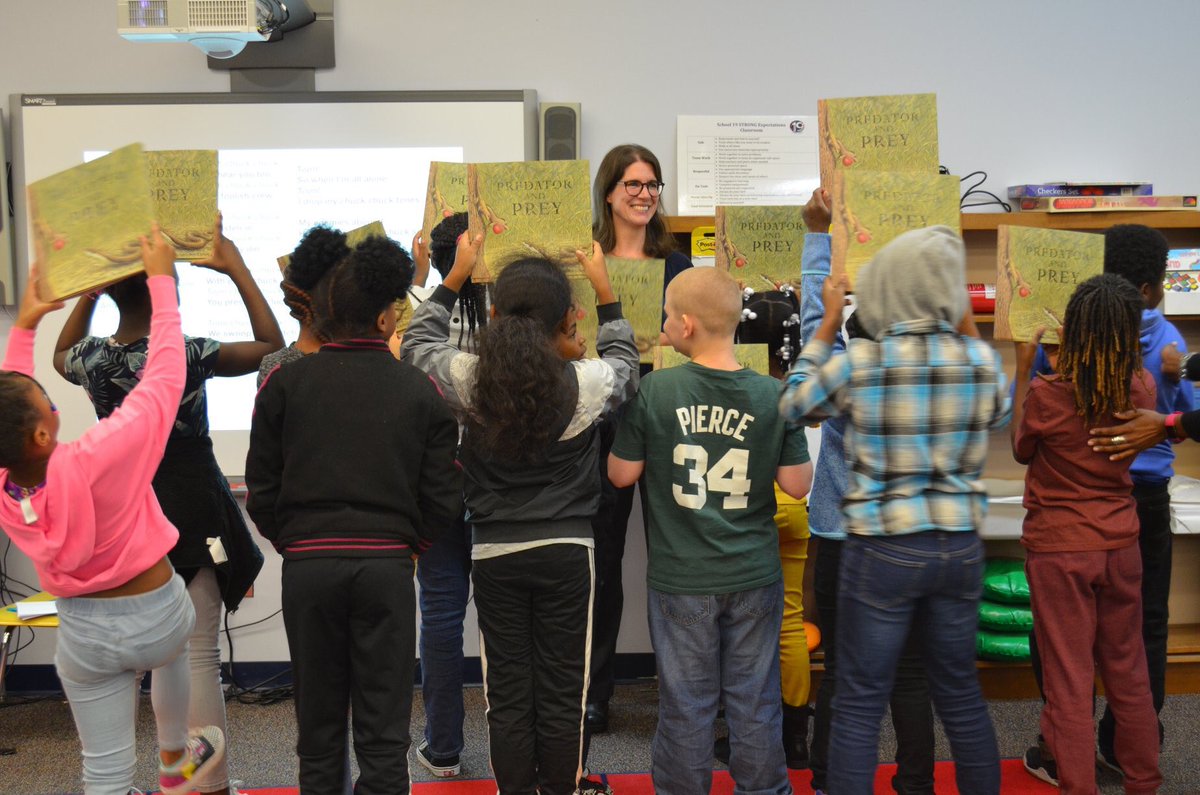 Rochester Children's Book Festival's Festival-to-Go program brings books to students at select <a href="/RCSDNYS/">Rochester City School District</a> schools. Learn more about RCBF and the Festival-to-Go: rcbfestival.com 
#RochesterChildrensBookFestival #DocMarilynGrant #RCSDOneFamily <a href="/ProudPrinc19/">Moniek Silas-Lee</a> <a href="/TDade/">Terry J. Dade</a>