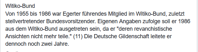 Gegen_die_AfD's tweet photo. Von 1955 bis 1986 war Egerter führendes Mitglied im Witiko-Bund, zuletzt stellvertretender Bundesvorsitzender.
#AfD #Kalbitz #Fluegel #Thueringen #NoAfD #ltwth19 #ltwth #Hoecke #Witiko
https://t.co/XkAZclDTdN https://t.co/bvHaass33B
