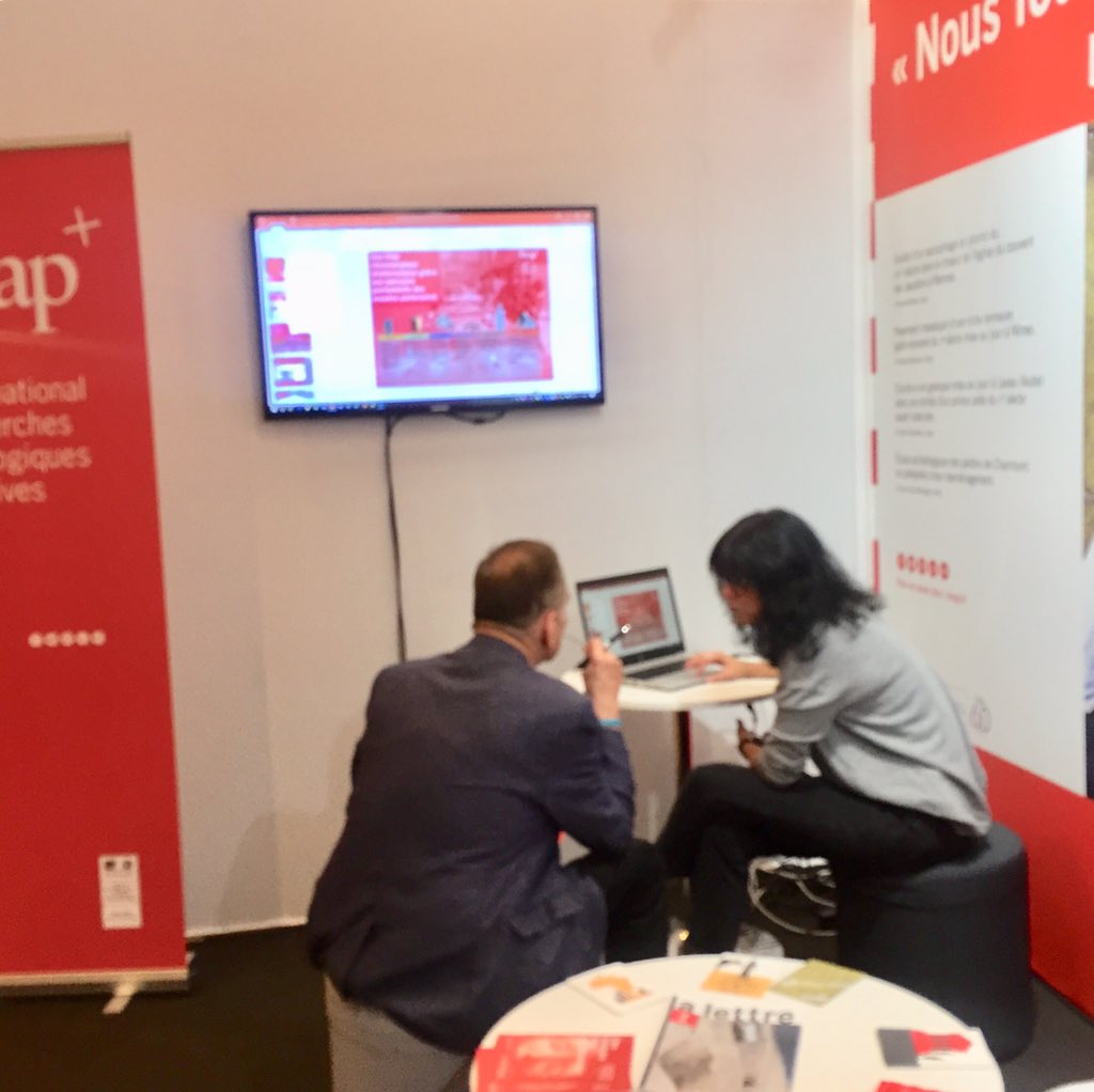 Dernier jour du @SalonPatrimoine et toujours à votre disposition sur le stand de l’<a href="/inrap/">Inrap</a> (Delorme C54) pour parler #archéologie et #patrimoine et parcourir avec vous notre nouvelle galeriemuseale.inrap.fr 
👉 Retrouvons-nous !
#SIPC2019