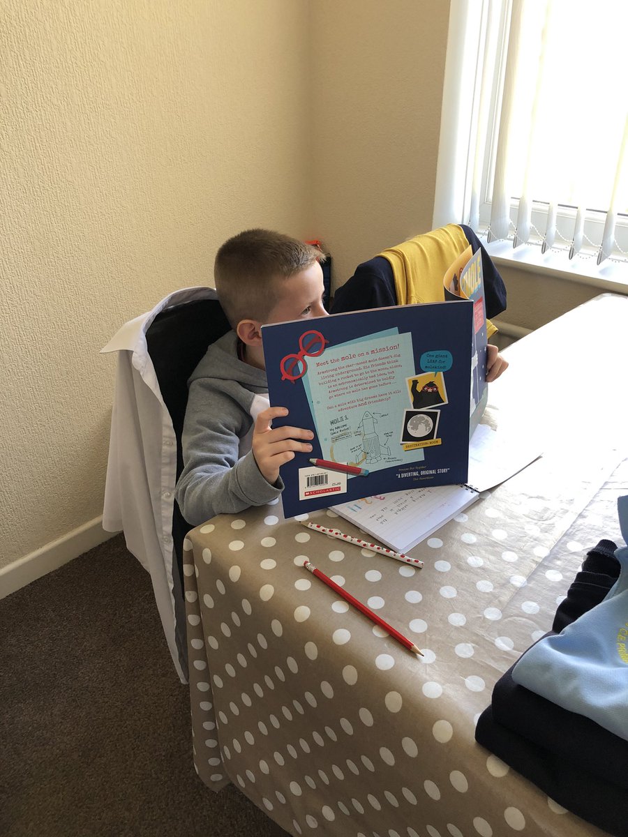 nattinat's tweet photo. @CCCRPrimary Noah reading #rocketmole with a nice hot chocolate with marshmallows #year2 #bearadventures https://t.co/OltyX1BlQ7