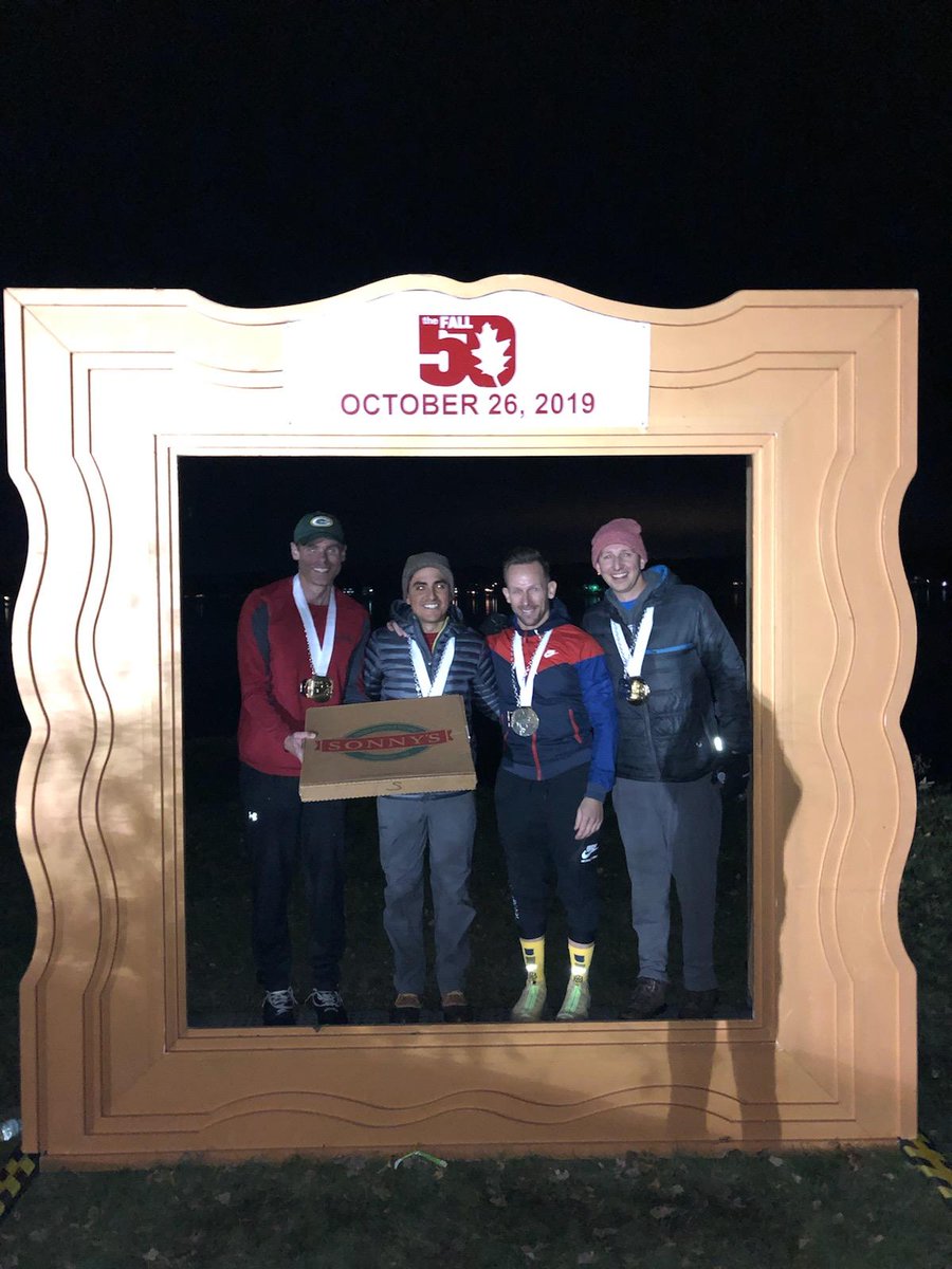 BMoreRunning's tweet photo. Fun time and successful day at #thefall50 yesterday. Recommend visiting Door County in the fall! 3rd place open team. https://t.co/G1EH7uCbTb