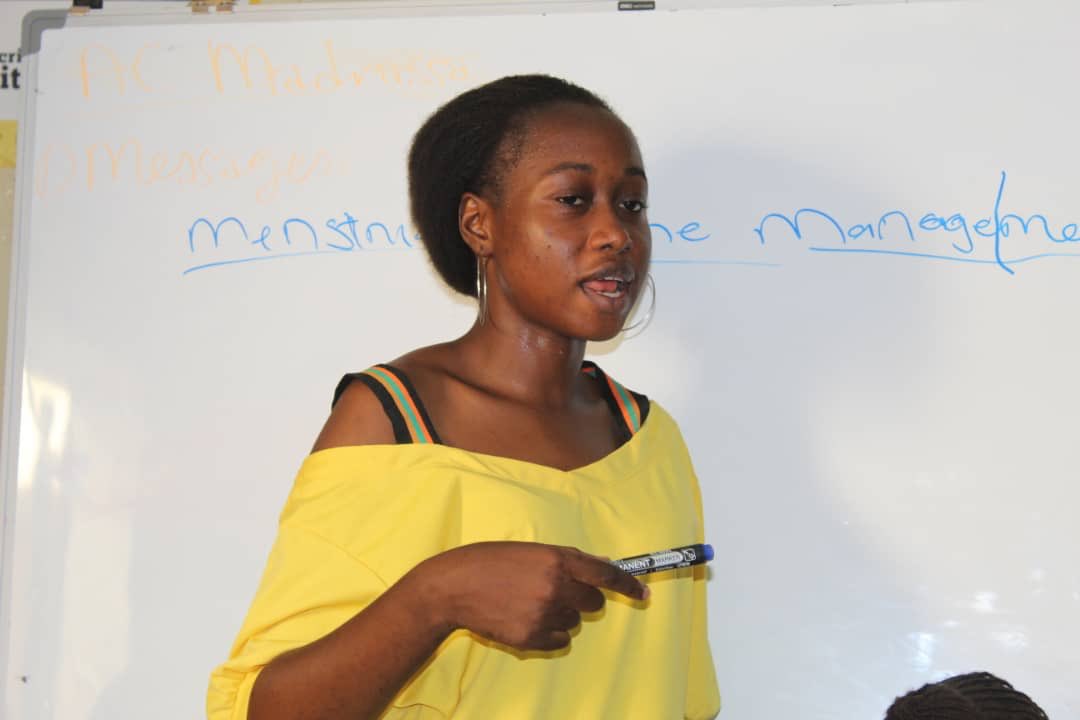 AllGirlsAgenda's tweet photo. Weekend moments at the YSS are fun with our girls. They decide their topics of interest and we deliver. On Saturday, it was a period/menstruation chat. #NormalisingPeriod #SmashPeriodShame #EndPadPoverty https://t.co/nuArddEJmV
