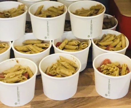 tao_ball's tweet photo. Exeter FC Academy U9’s post match lunchbox, just as important as pre game nutrition. #ecfcnextgen #luca11 #biodegradablepots https://t.co/ZrUo8E9FAT