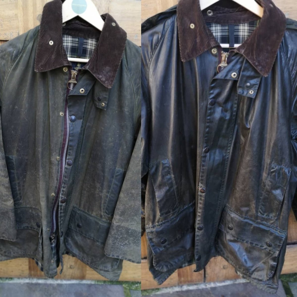 barbour clean and re wax