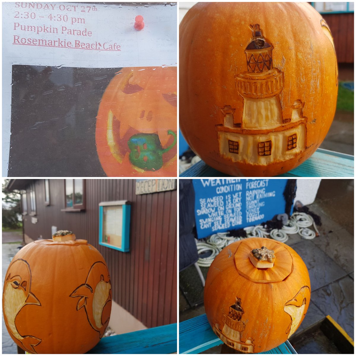 Look at one of our lovely campers has made! Don't forget to enter the pumpkin parade today at Rosemarkie beach 2:30-4pm