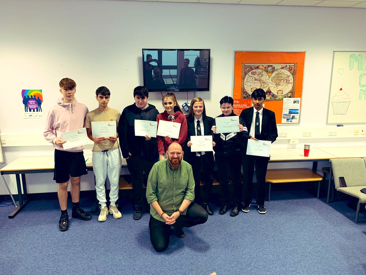 Mrs_Auld's tweet photo. Fantastic opportunity for our @DennyHighSchool pupils that were involved in the inspiring @MBProgramme last week! Amazing to see the development in the pupils in such a short space of time, thank you Mark! 🙌🏼 #NextChapter #TakeControl #YourPathway #PrideInDennyHigh https://t.co/3yhNwznGVO