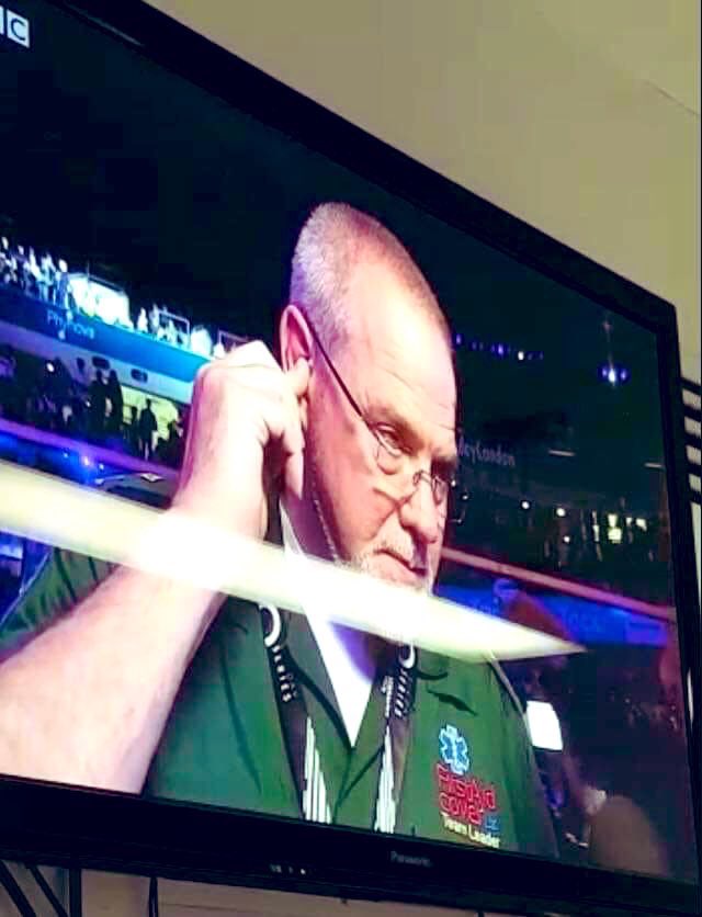 One of our senior team members being interviewed on live TV last night discussing how major sporting events can be managed safely and professionally #sport #safety #television #production #livetv #news #sportsevent #eventprofs #eventplanner #eventorganiser #firstaid #medic #ems