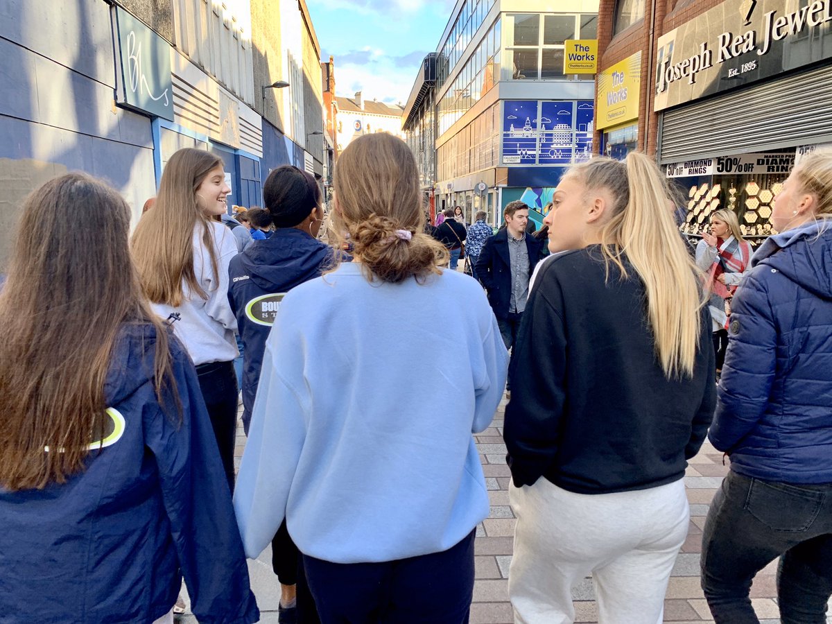 BGSTour's tweet photo. Post game R&amp;R for the #U15SportsTour players in central Belfast, yesterday - taking in the opportunity for some shopping, down-time &amp; dinner before some fiercely contested 10 pin bowling... 🏫🛍🎳 #Belfast2019 https://t.co/Xv9oy50nxd