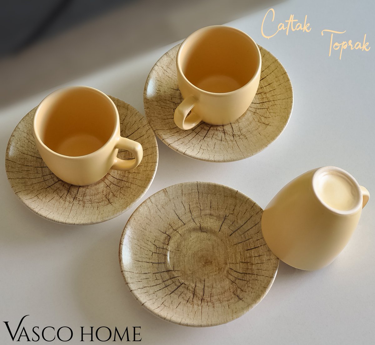 Çatlak Desenli Kahve Takımı Vasco Home’da!

Doğadan izler taşıyan muhteşem uyum sunumlarınıza zarafet katacak.. 

12 Parça ve 6 Kişilik Kahve Takımımız Kargo Dahil 109,90₺ !

#kahve #kahvetakımı #kahvefincanı