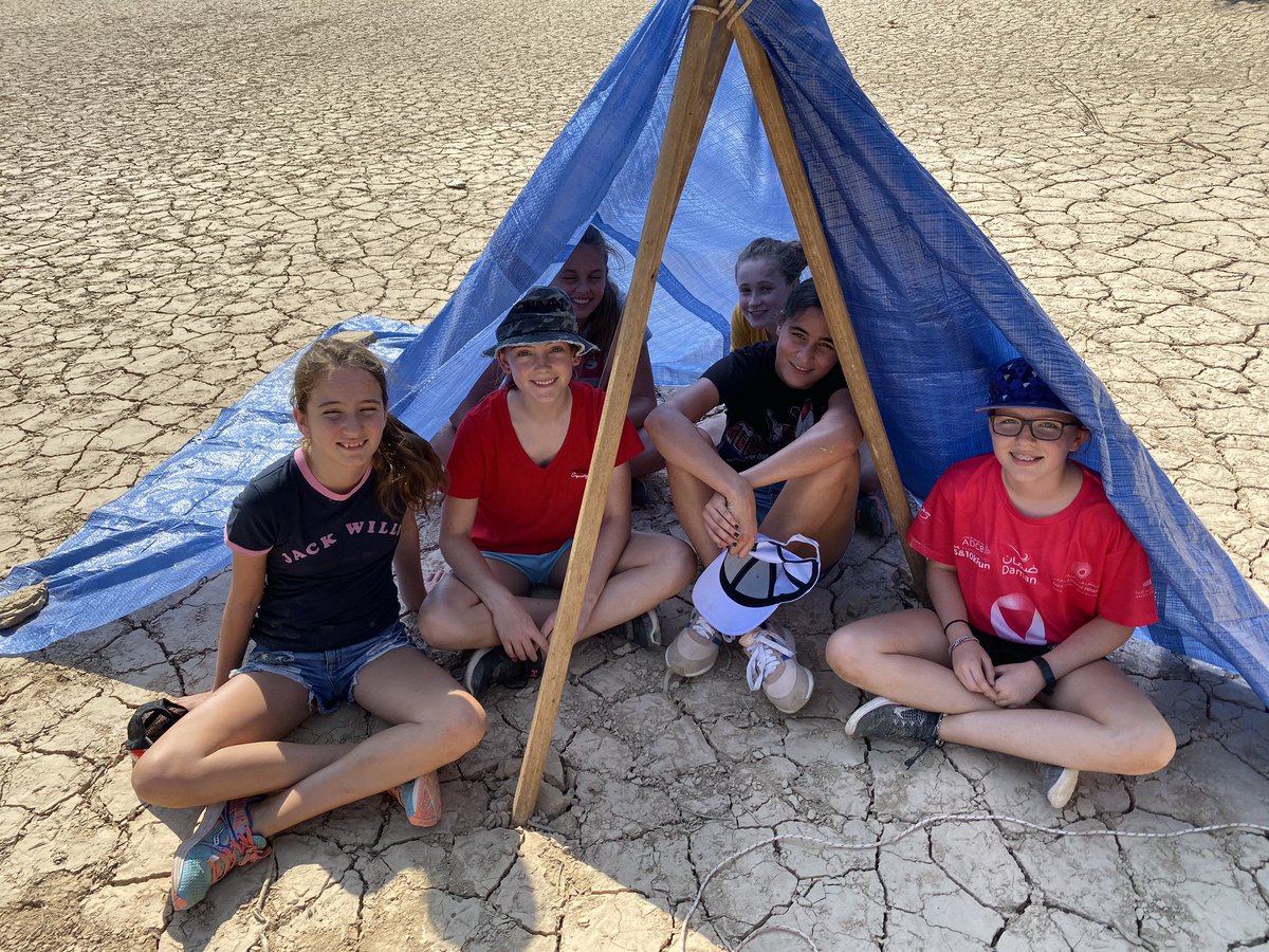Survival skills no 1, shelters! Bear Grylls eat your heart out. #onlyatBSAK #endevaour #resilience #teamwork <a href="/BSAKAbuDhabi/">BSAK Abu Dhabi</a>