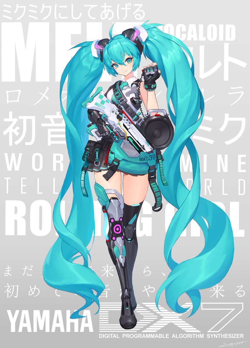 Hichiworks's tweet photo. Tactical:初音MIKU https://t.co/WgwRwXBUfX
