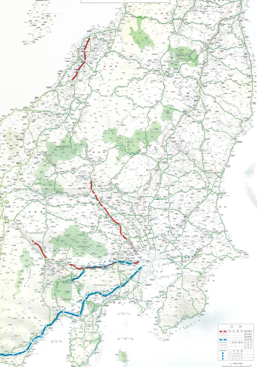 骨まで大洋ファンby革洋同 乳首スケスケマン A Twitter 日本道路公団東京建設局管内路線図 1970 7 では 関越自動車道の現在のルートには似ていますが 微妙に違いますね