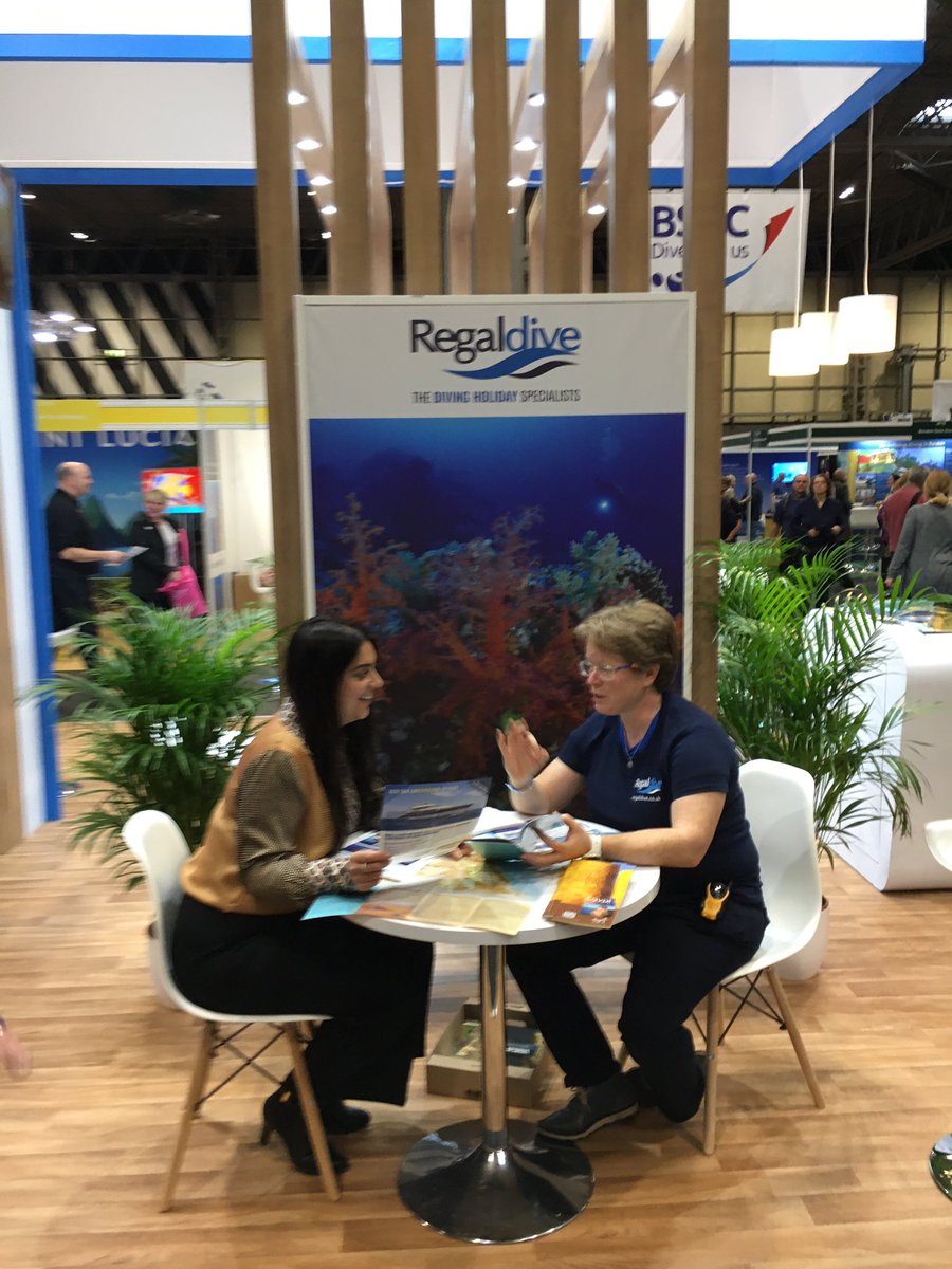 Regaldive's tweet photo. It’s Day 2 of #DIVE2019! 🙌🏽🦈🙂
The team are ready to chat all things diving. Plus, enter the Grand Prize on our stand 612 👍🏼
Head over to @ExperienceEgypt on stand 580 &amp; get the lowdown on #diving in #Egypt! 😉 https://t.co/zBLwdY1CbR